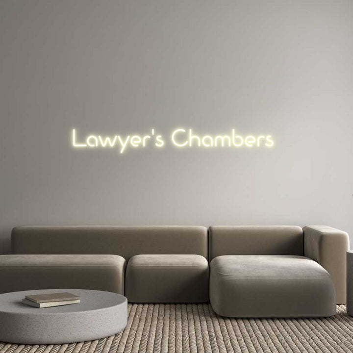 Custom Neon: Lawyer's Cham...