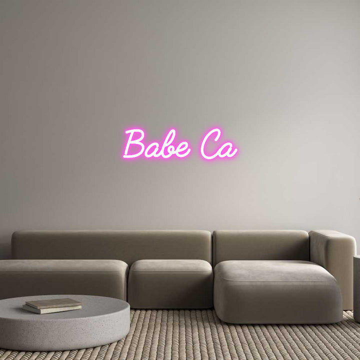 Custom Neon: Babe Ca