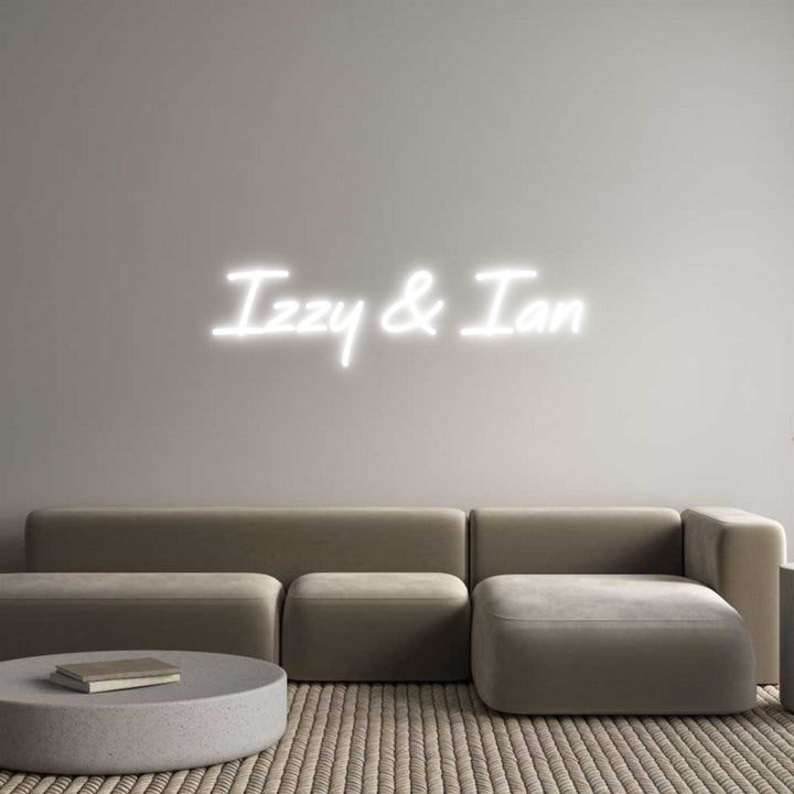 Custom Neon: Izzy & Ian