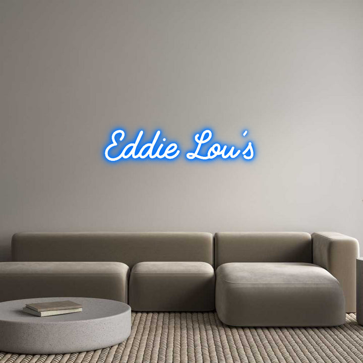 Custom Neon: Eddie Lou’s