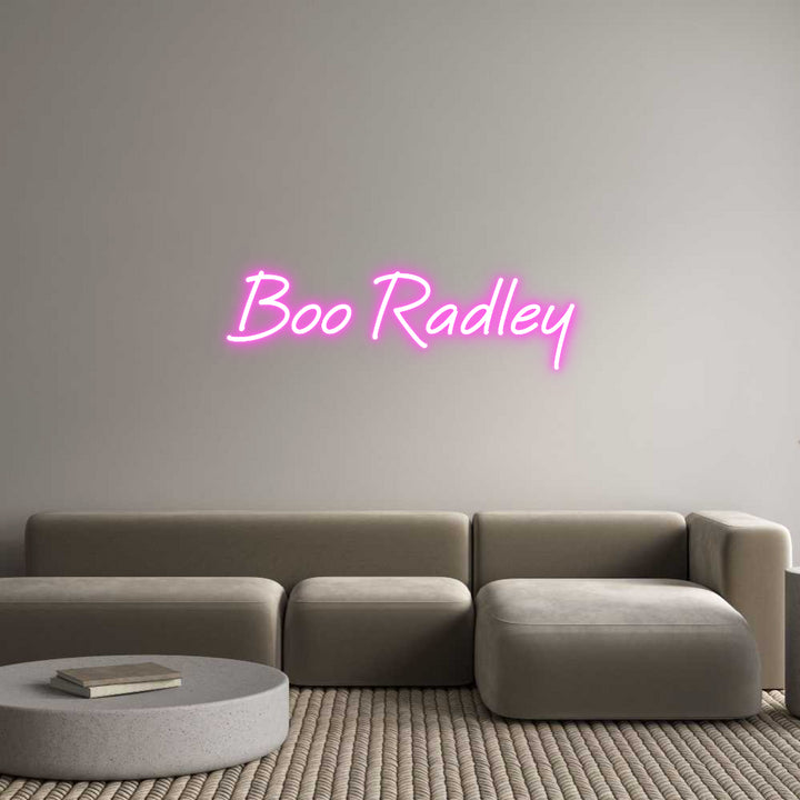 Custom Neon: Boo Radley