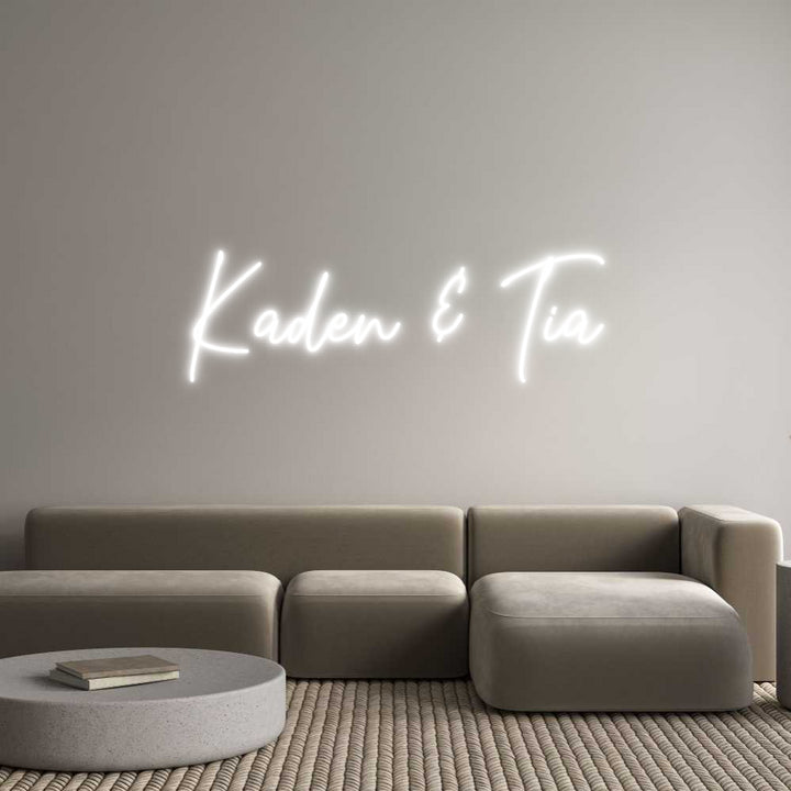 Custom Neon: Kaden & Tia