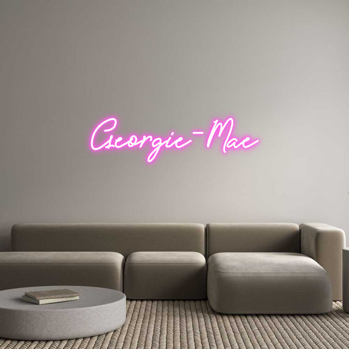 Custom Neon: Georgie-Mae