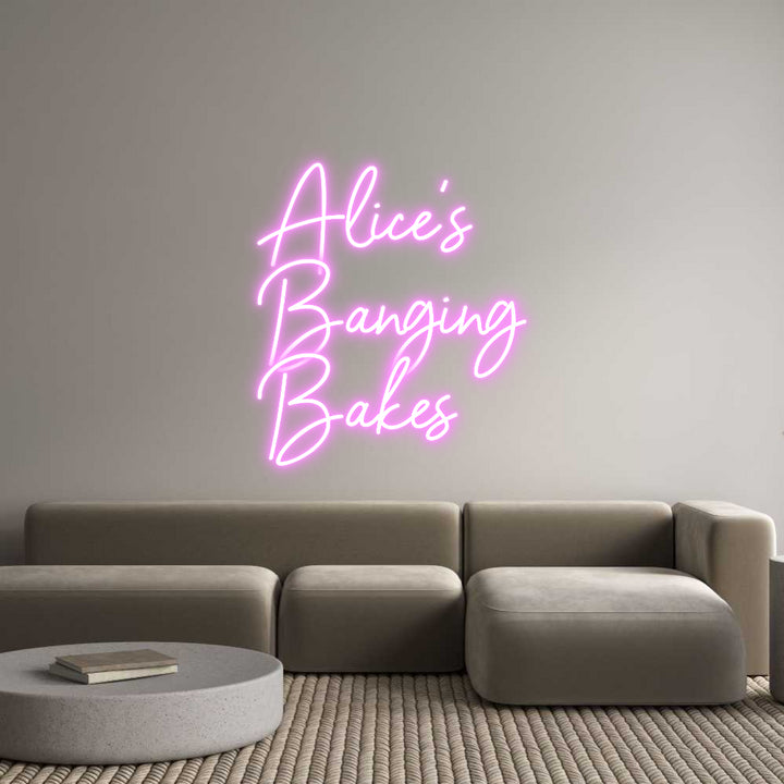 Custom Neon: Alice's 
Ban...