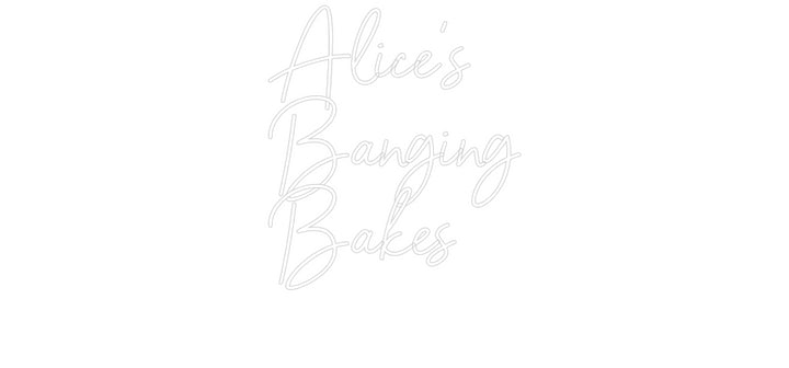 Custom Neon: Alice's 
Ban...