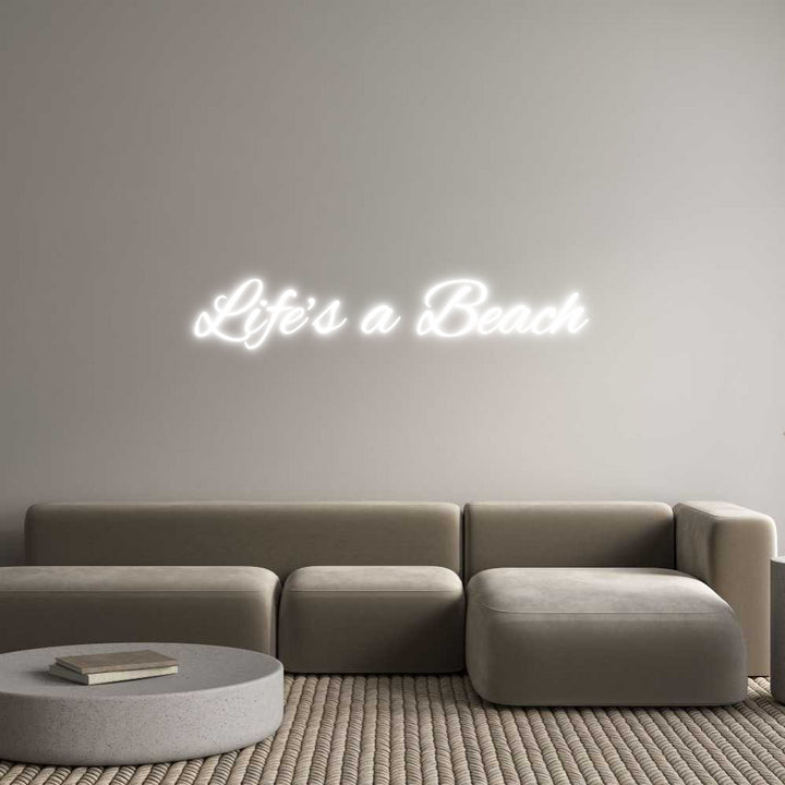 Custom Neon: Life’s a Beach