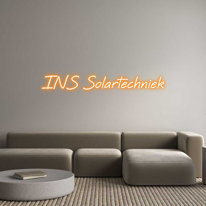 Custom Neon: INS Solartech...