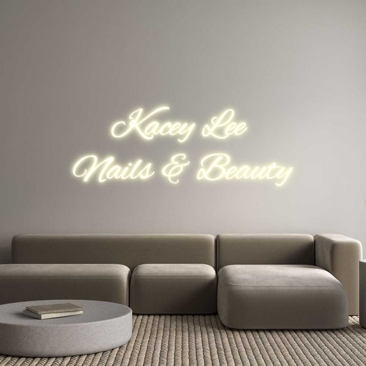 Custom Neon: Kacey Lee 
N...