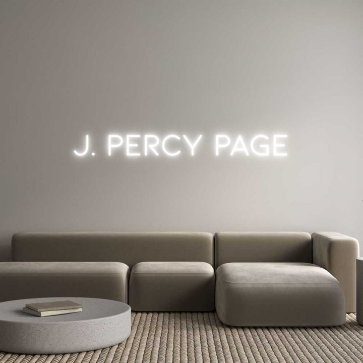 Custom Neon: J. Percy Page