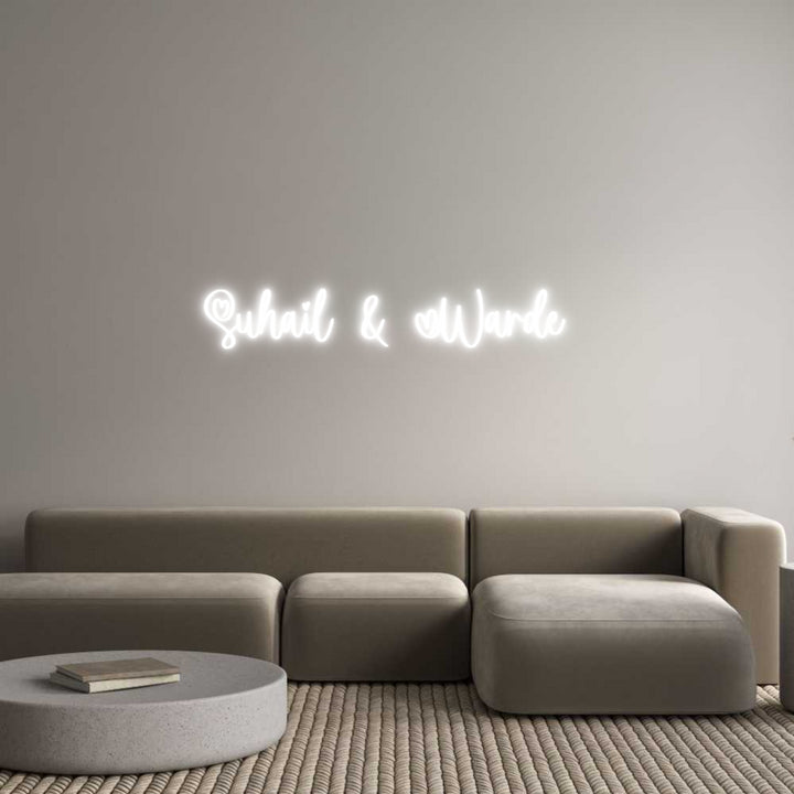 Custom Neon: Suhail & Warde