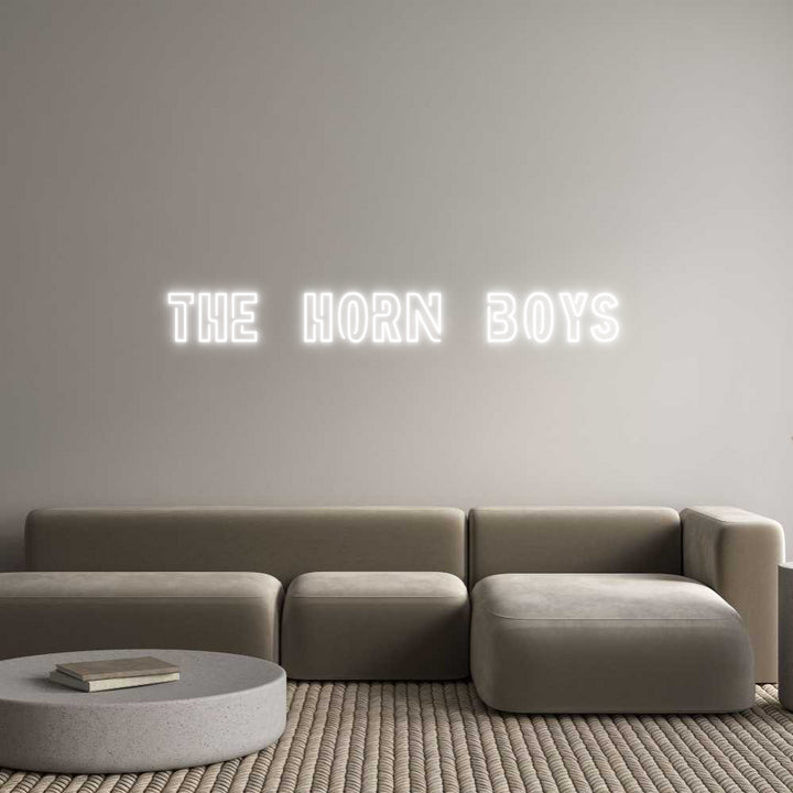 Custom Neon: The Horn Boys