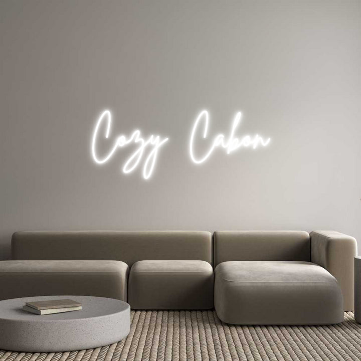 Custom Neon: Cozy Cabon