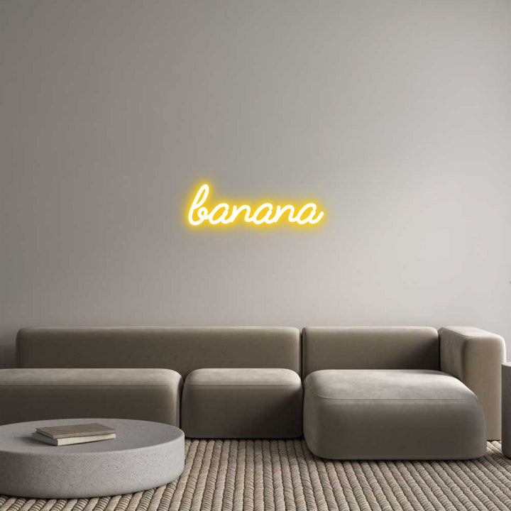 Custom Neon: banana