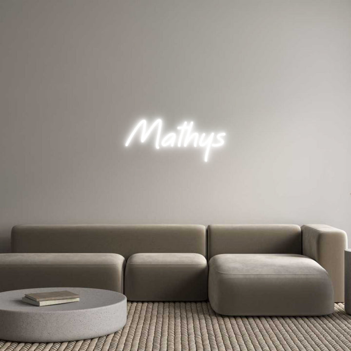 Custom Neon: Mathys