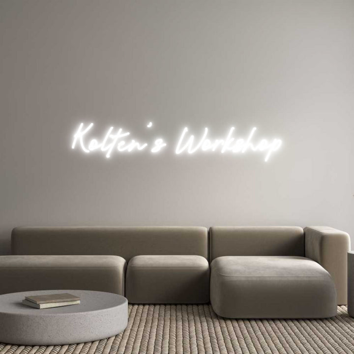 Custom Neon: Kolten's Work...