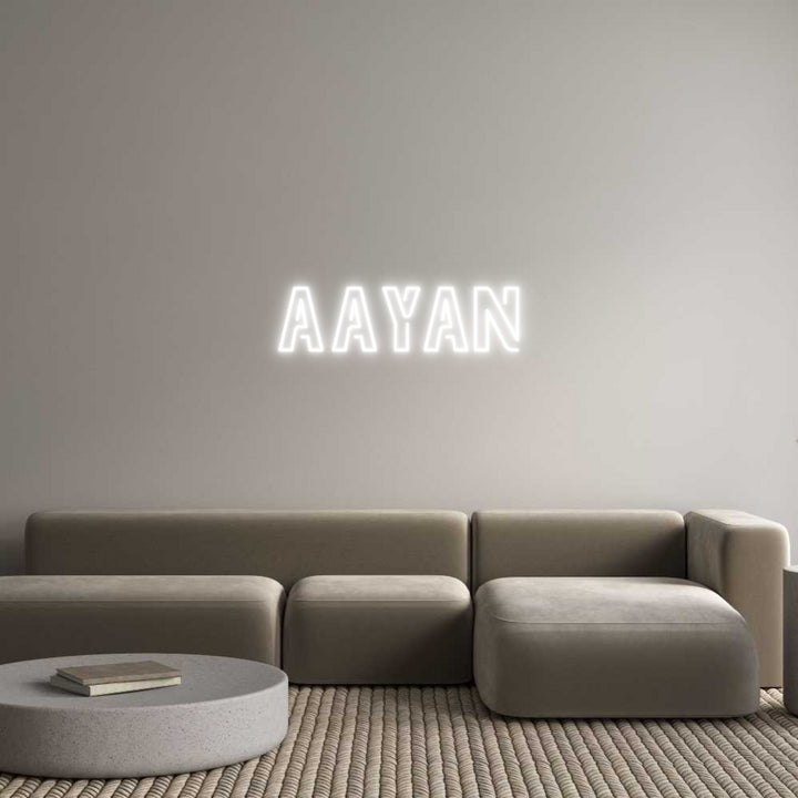 Custom Neon: Aayan