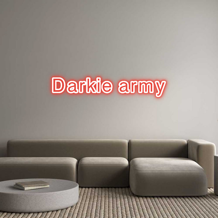 Custom Neon: Darkie army