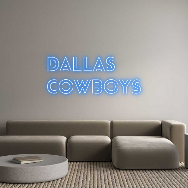 Custom Neon: Dallas
cowboys