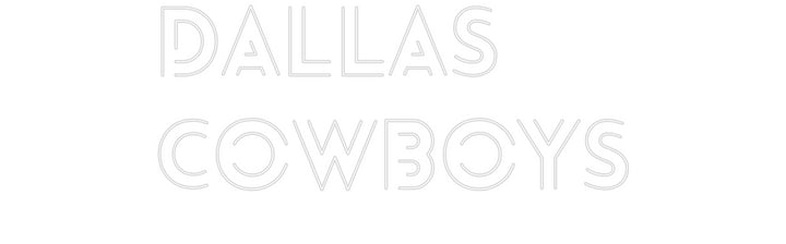 Custom Neon: Dallas
cowboys