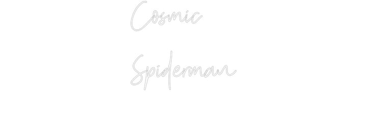 Custom Neon: Cosmic
Spide...