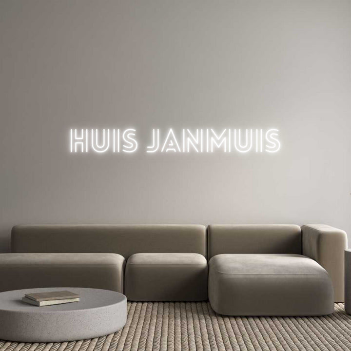 Custom Neon: Huis JanMuis