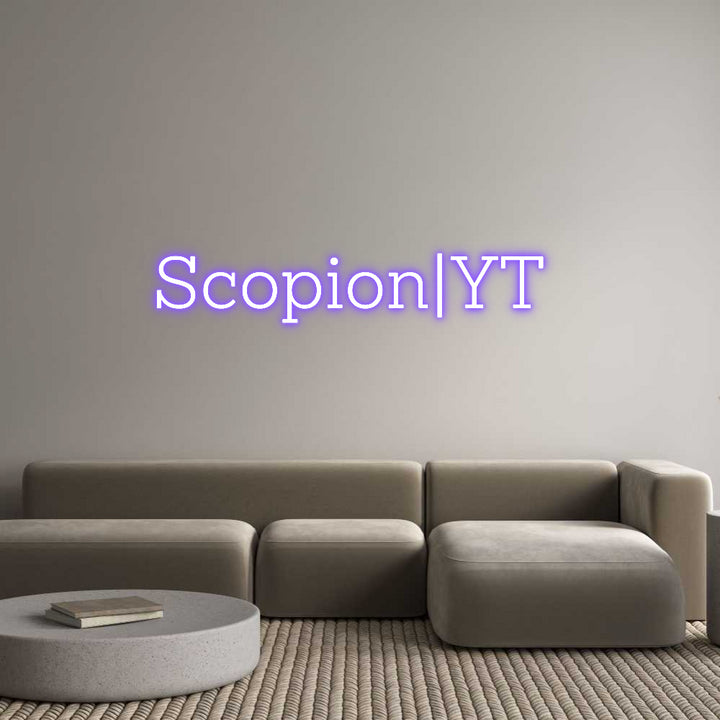 Custom Neon: Scopion|YT