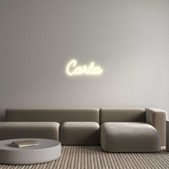 Custom Neon: Carta