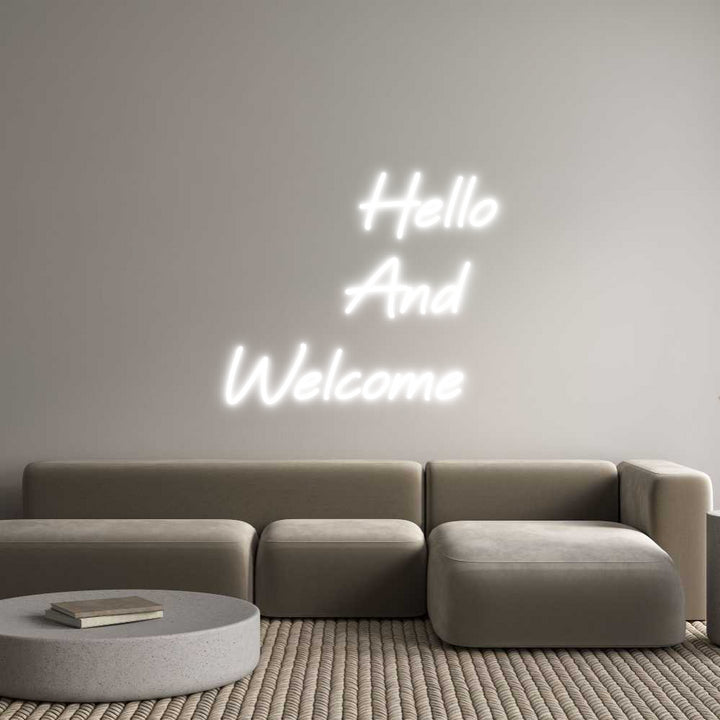 Custom Neon: Hello
And 
...