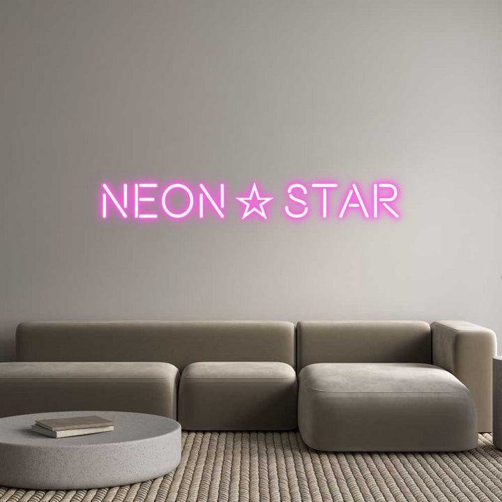 Custom Neon: NEON ☆ STAR