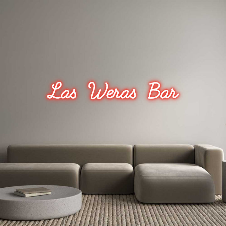 Custom Neon: Las Weras Bar