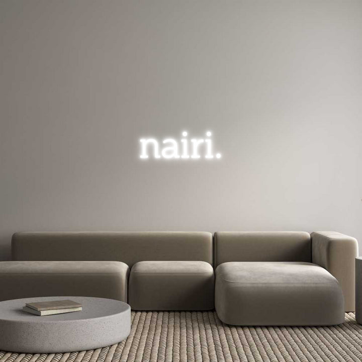 Custom Neon: nairi.