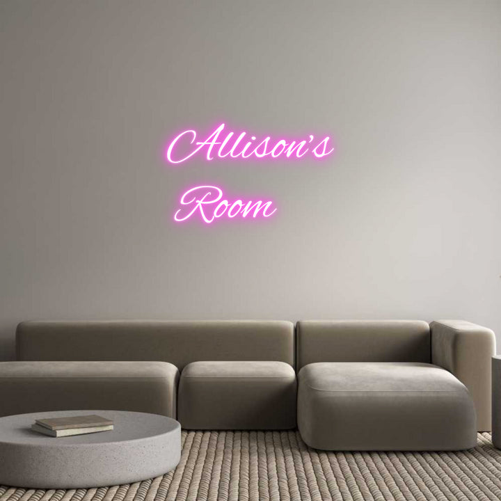 Custom Neon: Allison’s
 R...