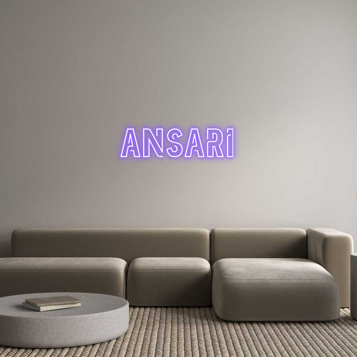 Custom Neon: ANSARI