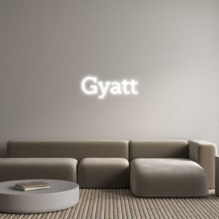 Custom Neon: Gyatt