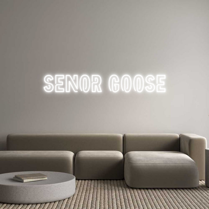 Custom Neon: Senor Goose