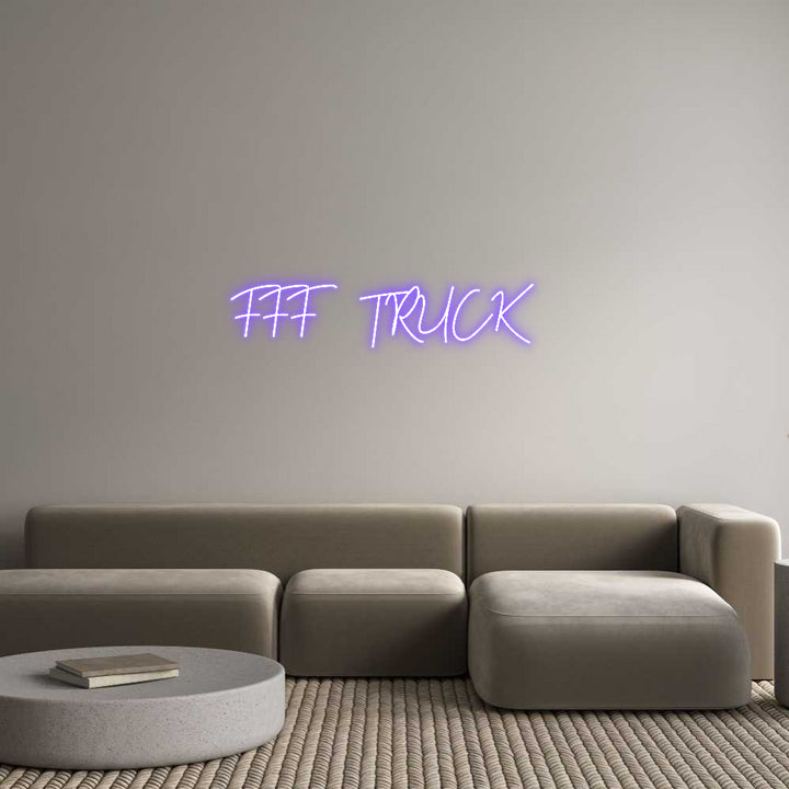 Custom Neon: FFF TRUCK