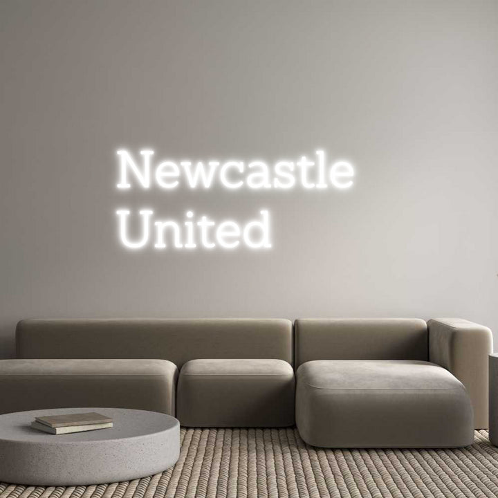 Custom Neon: Newcastle 
U...