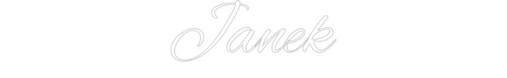 Custom Neon: Janek