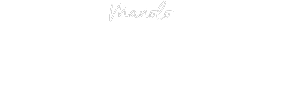 Custom Neon: Manolo