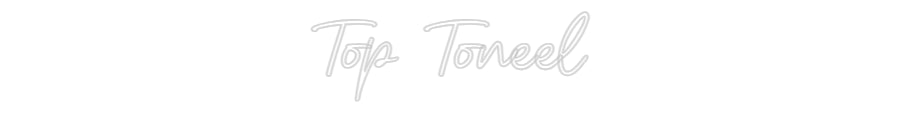 Custom Neon: Top Toneel