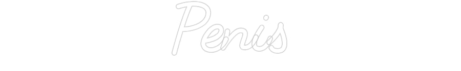 Custom Neon: Penis