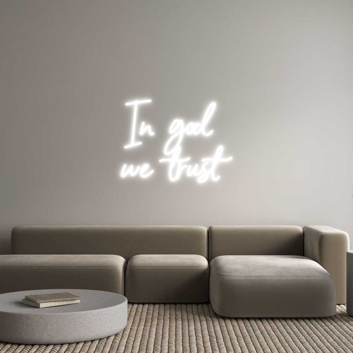 Custom Neon: In god 
we t...