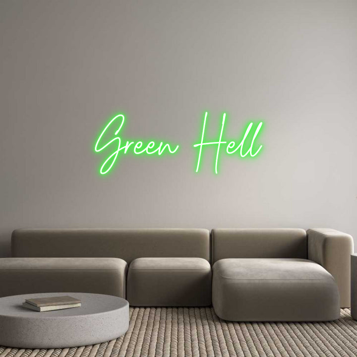 Custom Neon: Green Hell