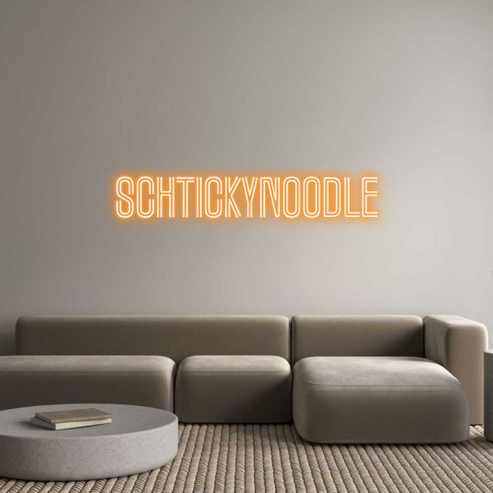 Custom Neon: SchtickyNoodle