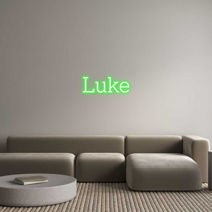 Custom Neon: Luke