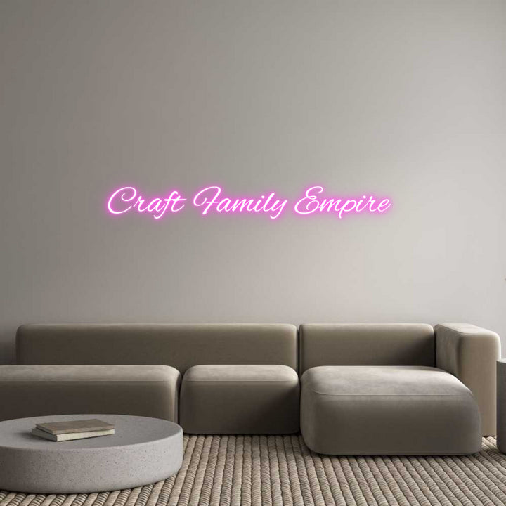 Custom Neon: Craft Family ...