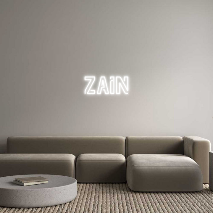 Custom Neon: Zain