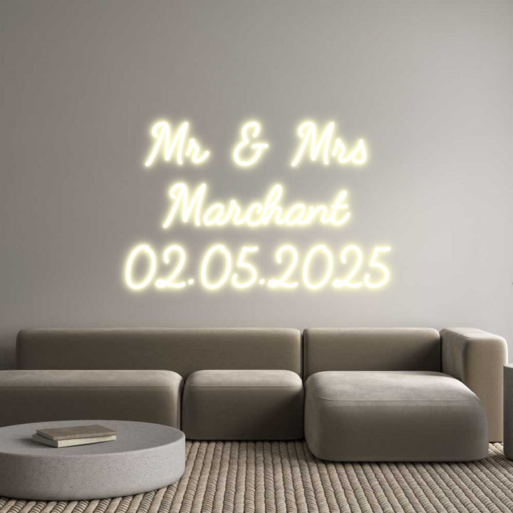 Custom Neon: Mr & Mrs
Mar...