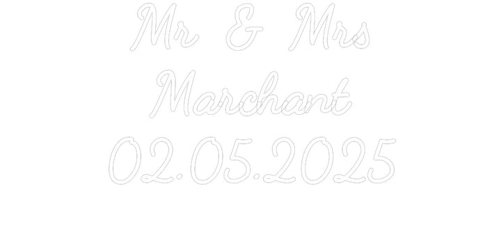 Custom Neon: Mr & Mrs
Mar...