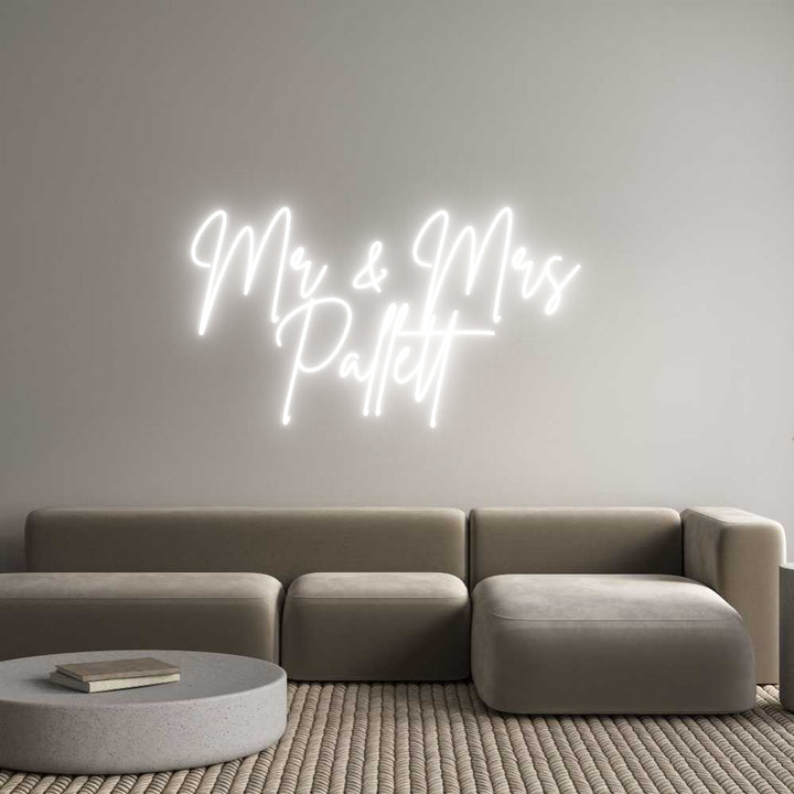 Custom Neon: Mr & Mrs 
Pa...